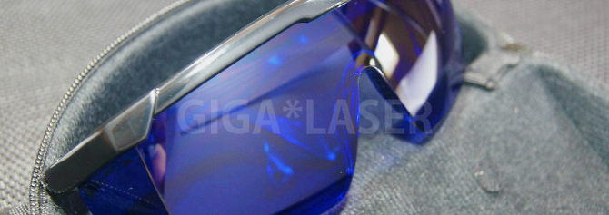 赤色レーザー用保護防護ゴーグル(メガネ)