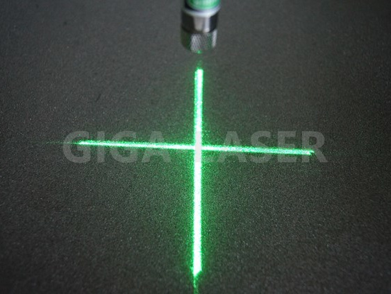 グリーンレーザーマーカーCSP520 　クロスライン標準照射